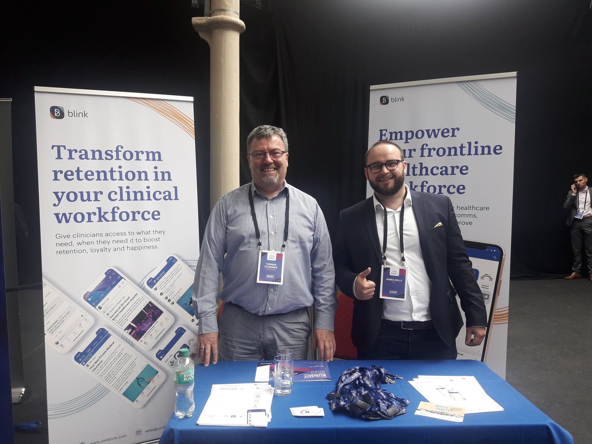 TomHRDigital1's tweet photo. Welcome to Dublin James. @joinBlink #FHSummit22 https://t.co/XxGVE98947
