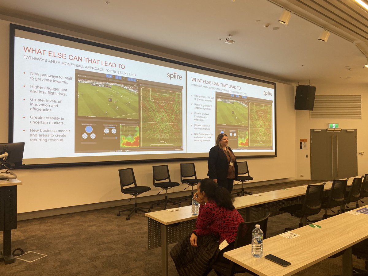 ⁦<a href="/bellehod/">Belinda Hodkinson</a>⁩ talking about the skills we have can be utilised in different roles within the info or other industries. #SydBim #WIB #digitalcareer ⁦<a href="/SydBIM/">SydBIM</a>⁩