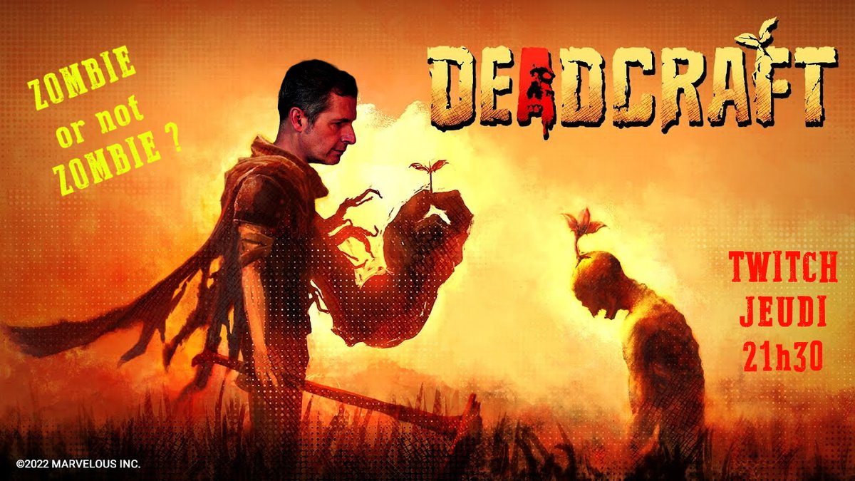 Marcuszeboulet's tweet photo. Ce soir à 21h30 sur Twitch je tente de survivre dans #Deadcraft avec un perso déja à moitié zombifié... Ca fait déja une longueur d'avance sur le pronostic du nombre de fois ou je vais mourir dans la soirée, mais les paris restent ouverts !
https://t.co/IDPXTiB3vx https://t.co/l00Kx5vwDm