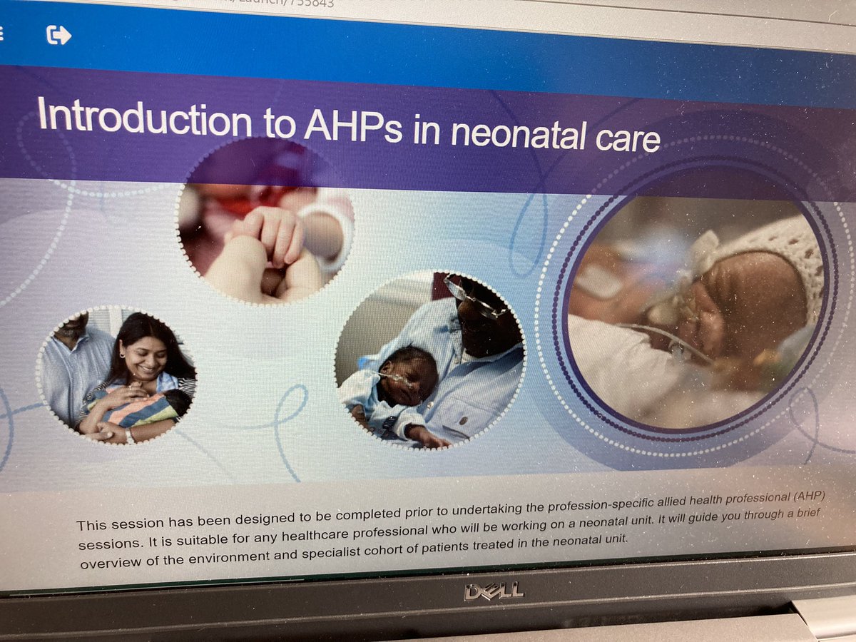 HGormley6's tweet photo. https://t.co/TeJCx15fOt just had chance to go through this new and brilliant HEE intro module to #neonatal #AHP @NHS_HealthEdEng @RCOT_CYPF Any budding neonatal OTs get logged in and have a look! More modules coming soon https://t.co/9GLRh9Uqye