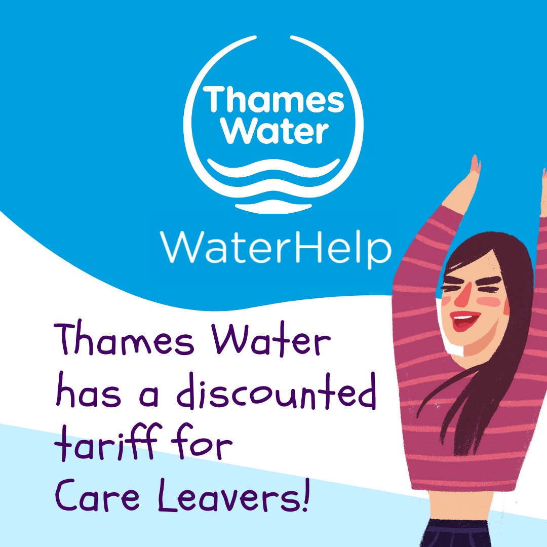 ourvoicesurrey's tweet photo. If you’re finding it hard to pay bills, Thames Water’s WaterHelp scheme helps to tackle this by providing easy access to discounted support schemes for care leavers on low income.
Eligible care leavers can receive 50% of water bills whilst they remain below the income thresholds. https://t.co/qSPct1UWJc