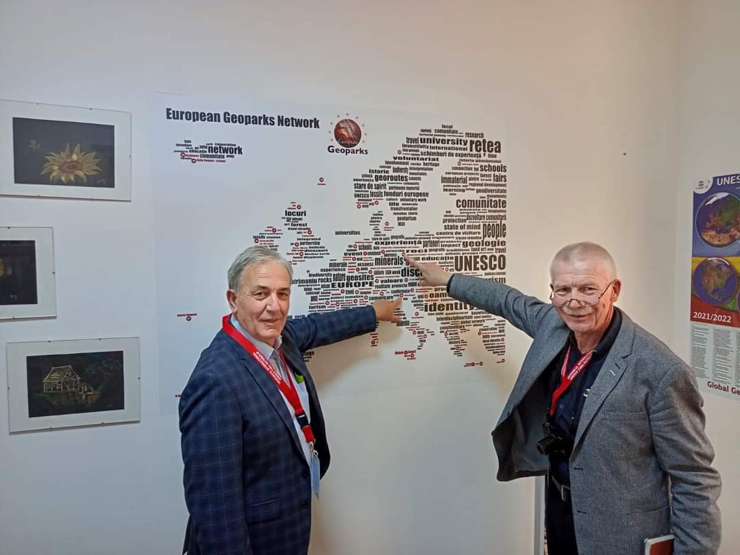 The first day of the UNESCO revalidation mission of the Geopark has begun. 
The two UNESCO evaluators are Manfred Kupetz and Bojan Režun.