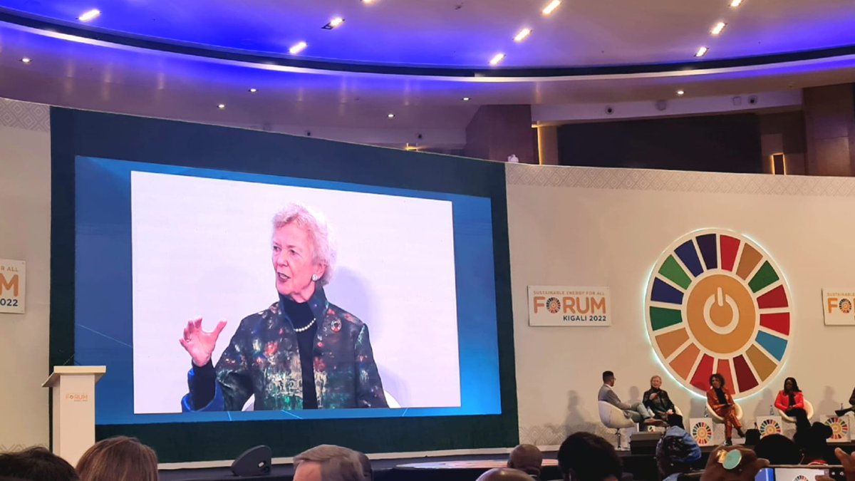 WomEnviroAfrica's tweet photo. 'Young people are leading no longer just waiting their turn and mentorship is a great way for generations to learn from each other. You're never too young to lead or too old to learn.' H.E Mary Robinson Former President of Ireland
#SEforALLForum 
#WEAfrica https://t.co/MurBihetV2
