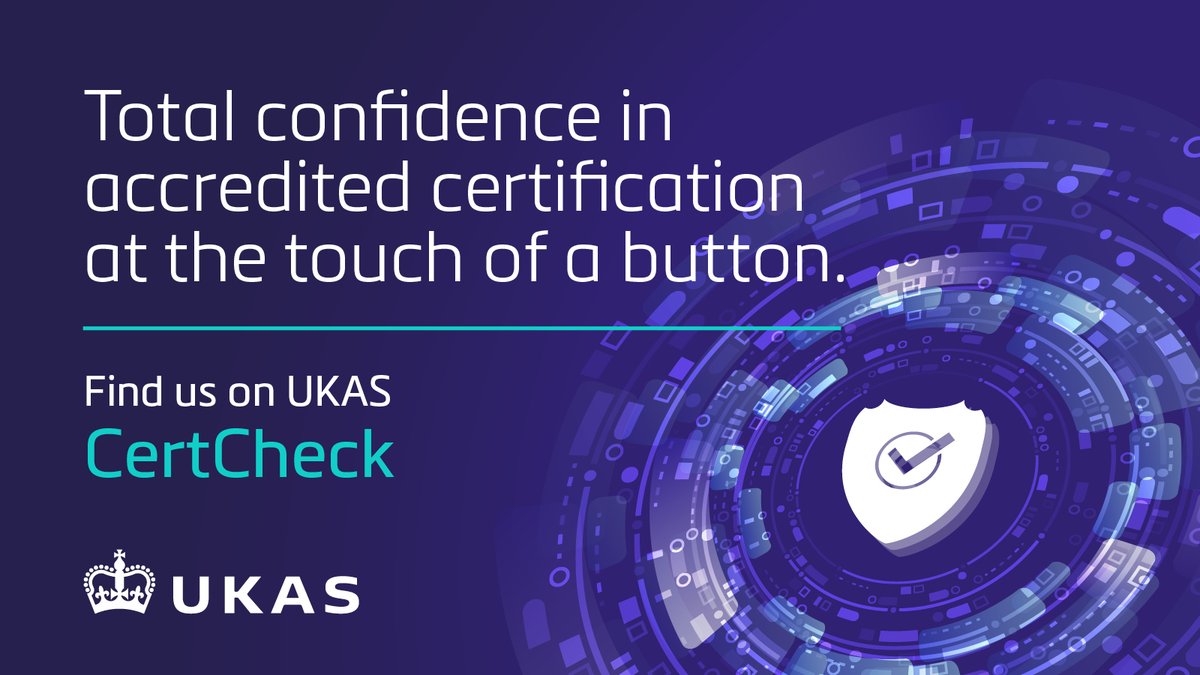 UKAS CertCheck, the new free-to-use online database will allow you to quickly and easily validate accredited management system
certifications. 
You will find us on UKAS CertCheck here once it launches certcheck.ukas.com #CertCheck #isosavvy
