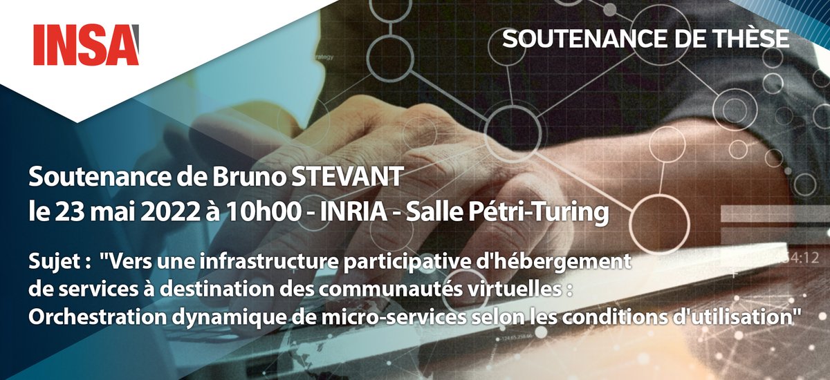 INSA_Rennes's tweet image. Soutenance de #thèse demain @INSA_Rennes | Spécialité : #Informatique
➕insa-rennes.fr/actualites/det…
#doctorat #PhD #Rennes cc @irisa_lab
@Doc_BZH_Loire
