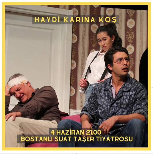 Haydi Karına Koş 4 Haziran Cumartesi günü 21.00’ da Bostanlı Suat Taşer Tiyatrosu'nda!

Biletlere Biletix.com üzerinden ulaşabilirsiniz. 

#izmirtiyatro #izmiretkinlikleri #tiyatroiyidir #tiyatrocandır #izmirdeyaşam #izmir #tiyatrolarcomtr #bostanlı #bostanlısuattaşer