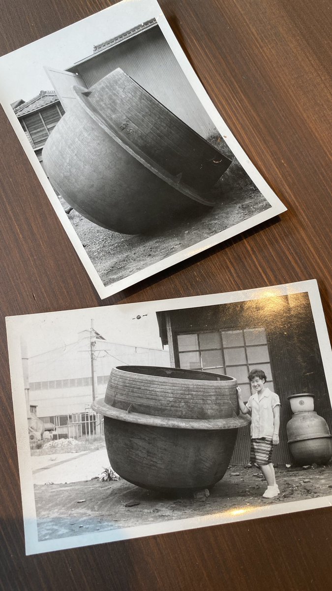 昔の服部工業のお釜です。
初見、見間違えかと思いました🫣