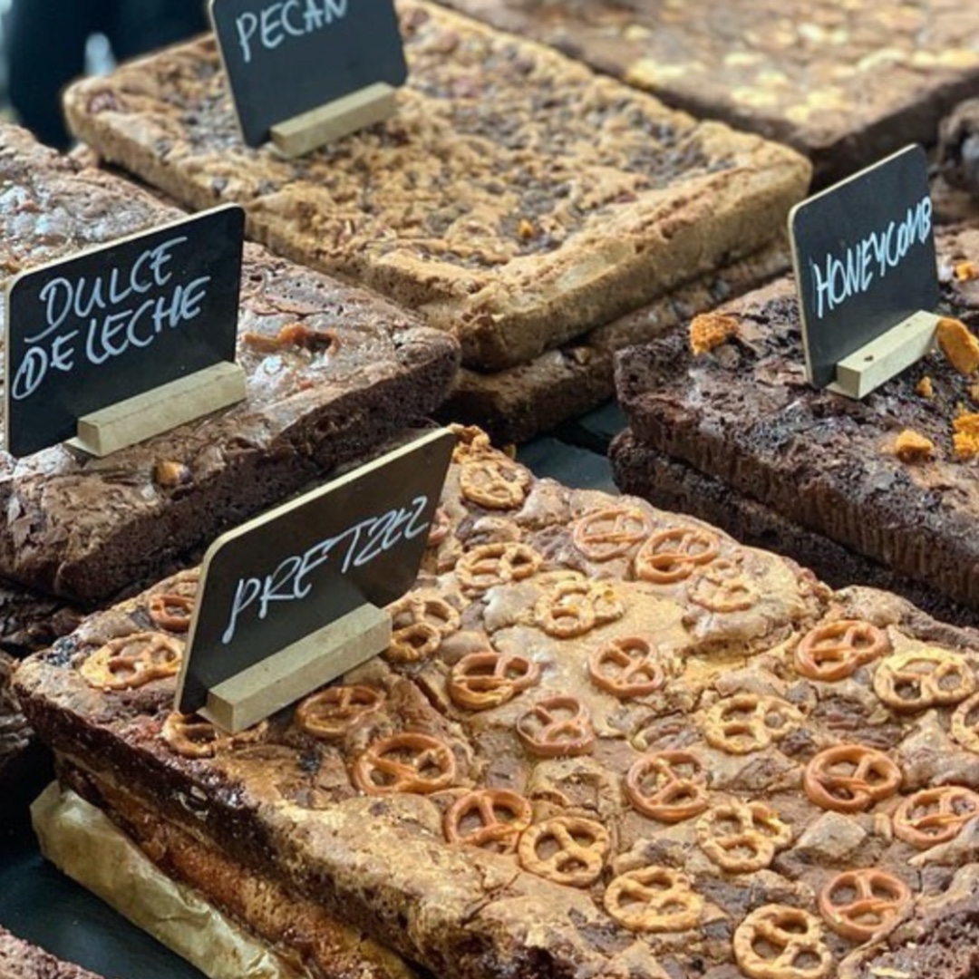 CatfordFoodMkt's tweet photo. If you think these brownies from @slatencrumb look irresistible now, try standing in front of their stall without wanting to take one of everything home! 

Catch them at #CatfordFoodMarket from 10am-4pm on Sunday 29th May! https://t.co/Y4iY0GEFCi