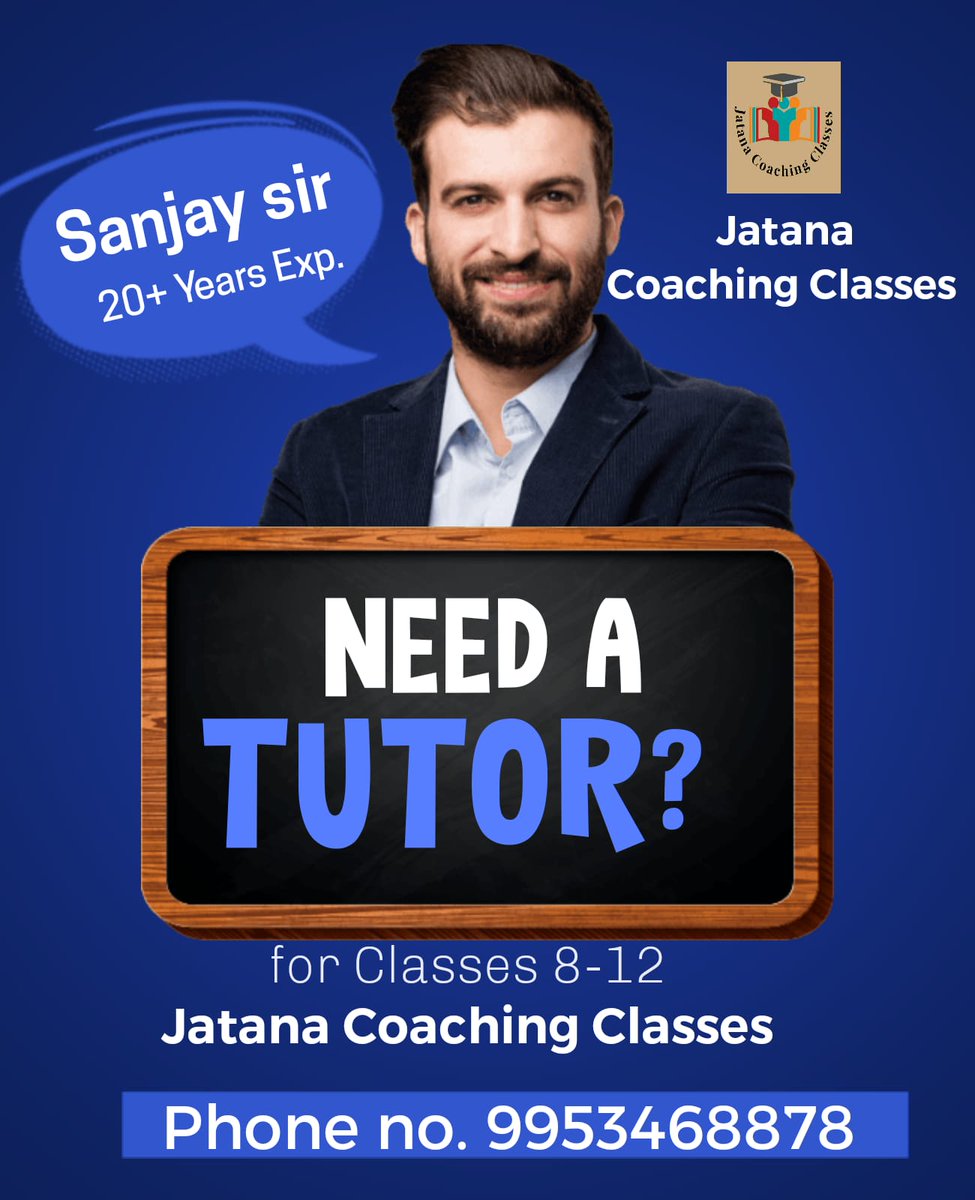 SanjaySirClass's tweet photo. #JatanaCoachingClasses https://t.co/gaekElzhmi