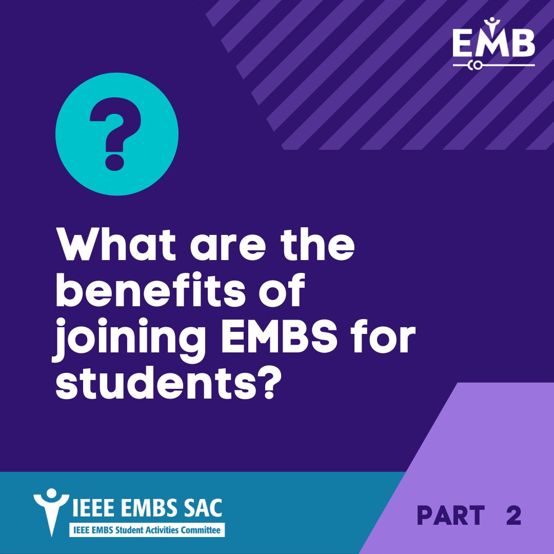 IEEEembs's tweet photo. Join EMBS and become part of a professional organization for Biomedical Engineers. Learn about some of the benefits of being part of the EMBS family! #embssac #embsstudents #embsfamily #embsopportunity #IEEESAC
👉 https://t.co/01HleuM3zU https://t.co/syE9TxTWSj