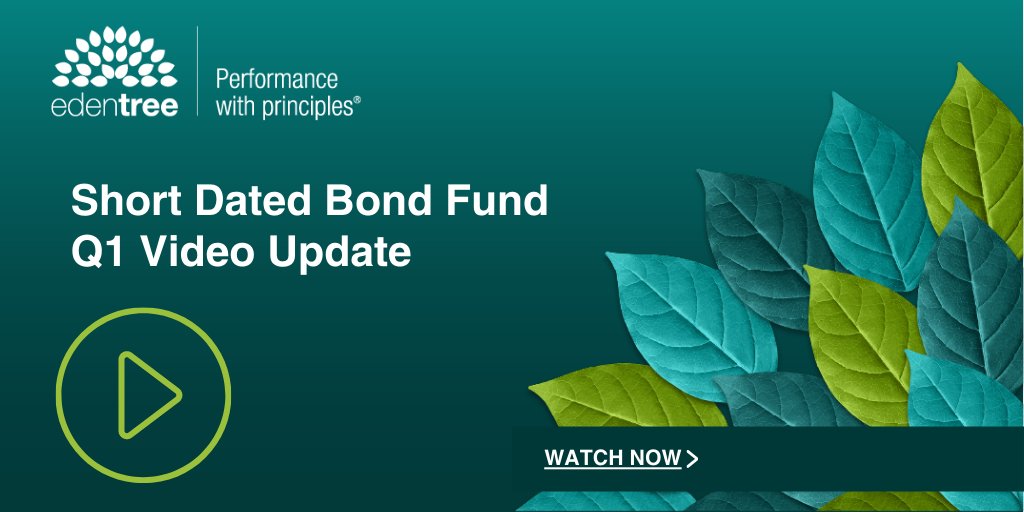 EdenTreeIM's tweet photo. Watch our short video where we provide a quick update on the performance of the EdenTree Short Dated Bond fund over the first quarter. https://t.co/JLkY5r9rwK #fundupdate #EdenTree https://t.co/lYKrtyWPzG