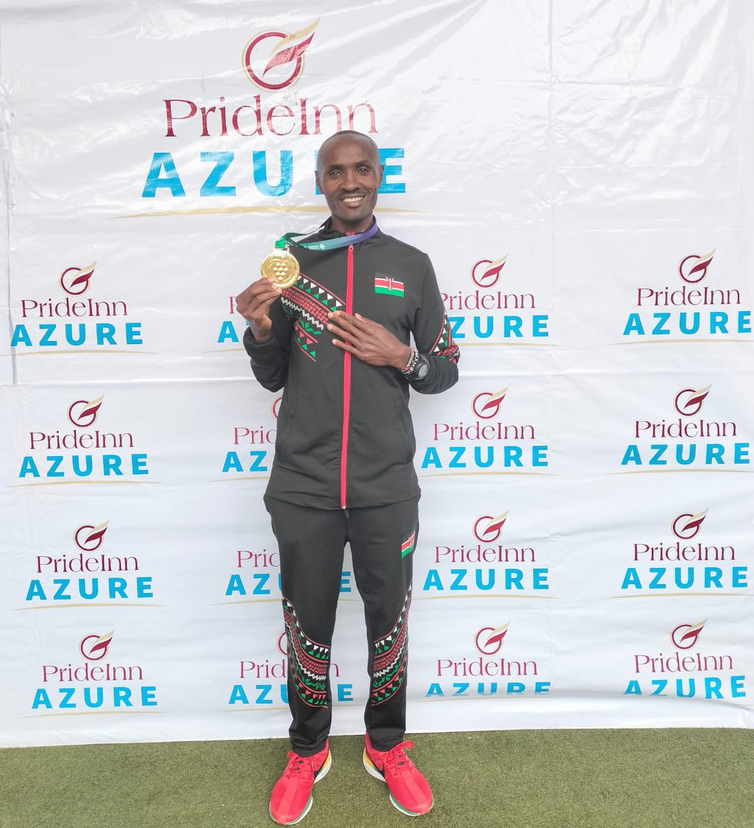 We celebrate you @LucaswandiaWanjiru; a gold medalists in  the Men's 3000m Steeplechase 🥳🥳👏👏✨💯.
#congratulations #deaflympics #steplechase #medalist