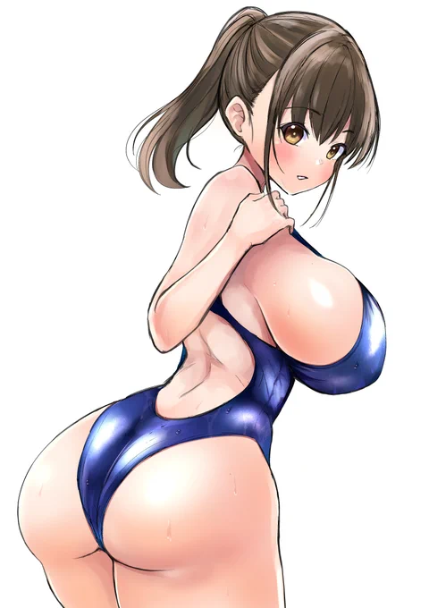 ポニテ水着 