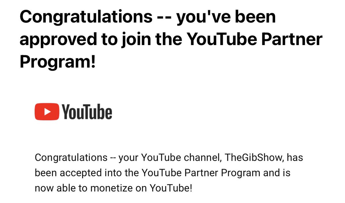 thegibshow_'s tweet image. Whoop. Huge moment for the channel. 

Thank you to anyone who’s watched or shared a video. And thank you to all the amazing creators who have led the way and inspired me to push on with this.