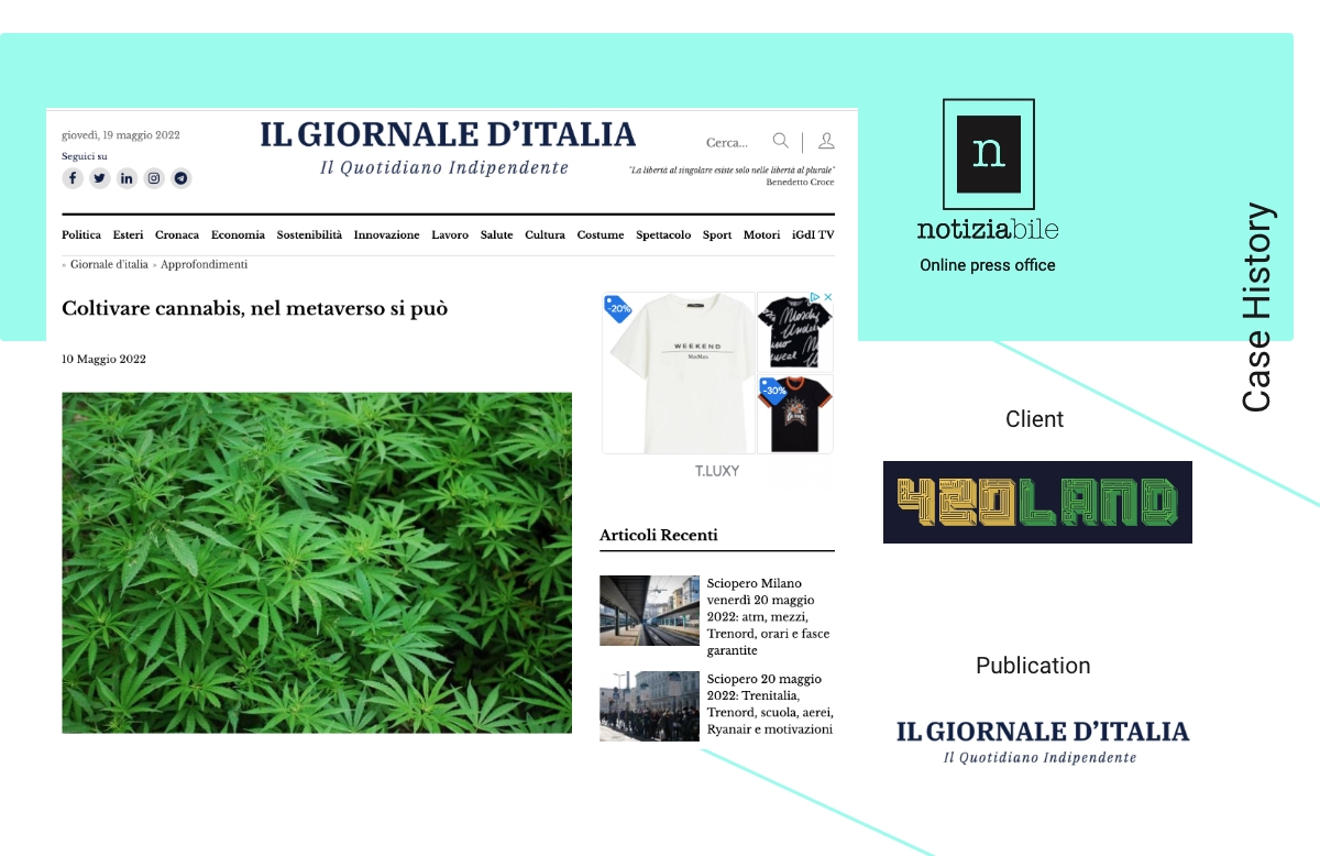 Notiziabile_it's tweet photo. 🙌   🚀  CASE HISTORY // @420landN by @Notiziabile_it 
Il videogioco lanciato dall’imprenditore Mattia Fiorentini @CBDExpress2 consentirà di guadagnare #token spendibili per acquistare prodotti dalle aziende partner del progetto. https://t.co/Z6CTF6U1Mg