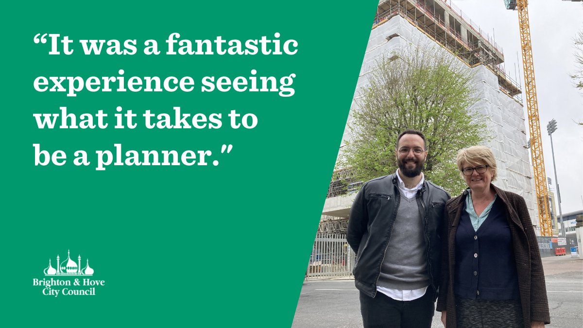 BrightonHoveCC's tweet photo. 🏗️Great to be able to offer @UCL_BSP student Ahmad a chance to see our busy Planning & Building Control teams at work as part of @RTPIPlanners #FutureChiefPlanner programme.
#DiverseTalent
Read what made it a "fantastic experience"! 🏦
👇
https://t.co/z7fiqiXF3o https://t.co/t4Efsjobrp