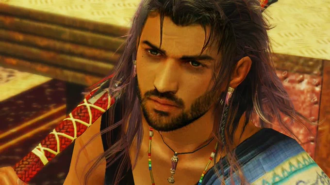 Fang from FFXIII, reimagined as male. Inspired by her original script, where Fang was intended to be a man. 
