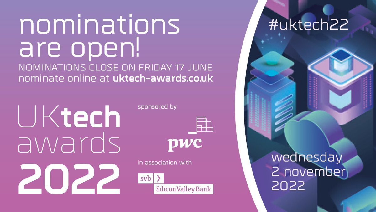 Nominations are open for the tech journalist of the year award, sponsored by @LutherPendragon. This award is given to recognise incisive, accurate, regular and readable commentary. Sound like someone you know? Nominate at uktech-awards.co.uk/nominations-ov… #uktech22 #journalist #nominatenow