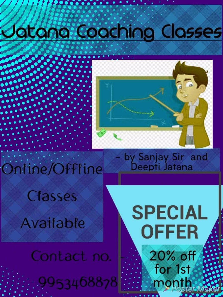 SanjaySirClass's tweet photo. #JatanaCoachingClasses
#coaching
#online_study
#coaching_centers
#classes
#cbse
#neetsscoachingclassesnearme
#neetsscoaching https://t.co/mMptq2A3Zz