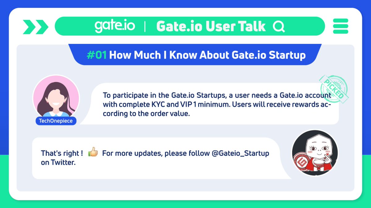 Gate_Russian's tweet photo. 🗣https://t.co/0wvKO64C2u #UserTalk #01 Как много я знаю о #gateiostartup
❤️ Спасибо всем за участие и обмен опытом!
Сначала послушаем #UserTalk от пользователя https://t.co/0wvKO64C2u, "TechOnepiece". Это очень четкое и лаконичное объяснение. 👍🏻
Больше - @Gateio_Startup👈🏻 https://t.co/dbcuQdnBFN