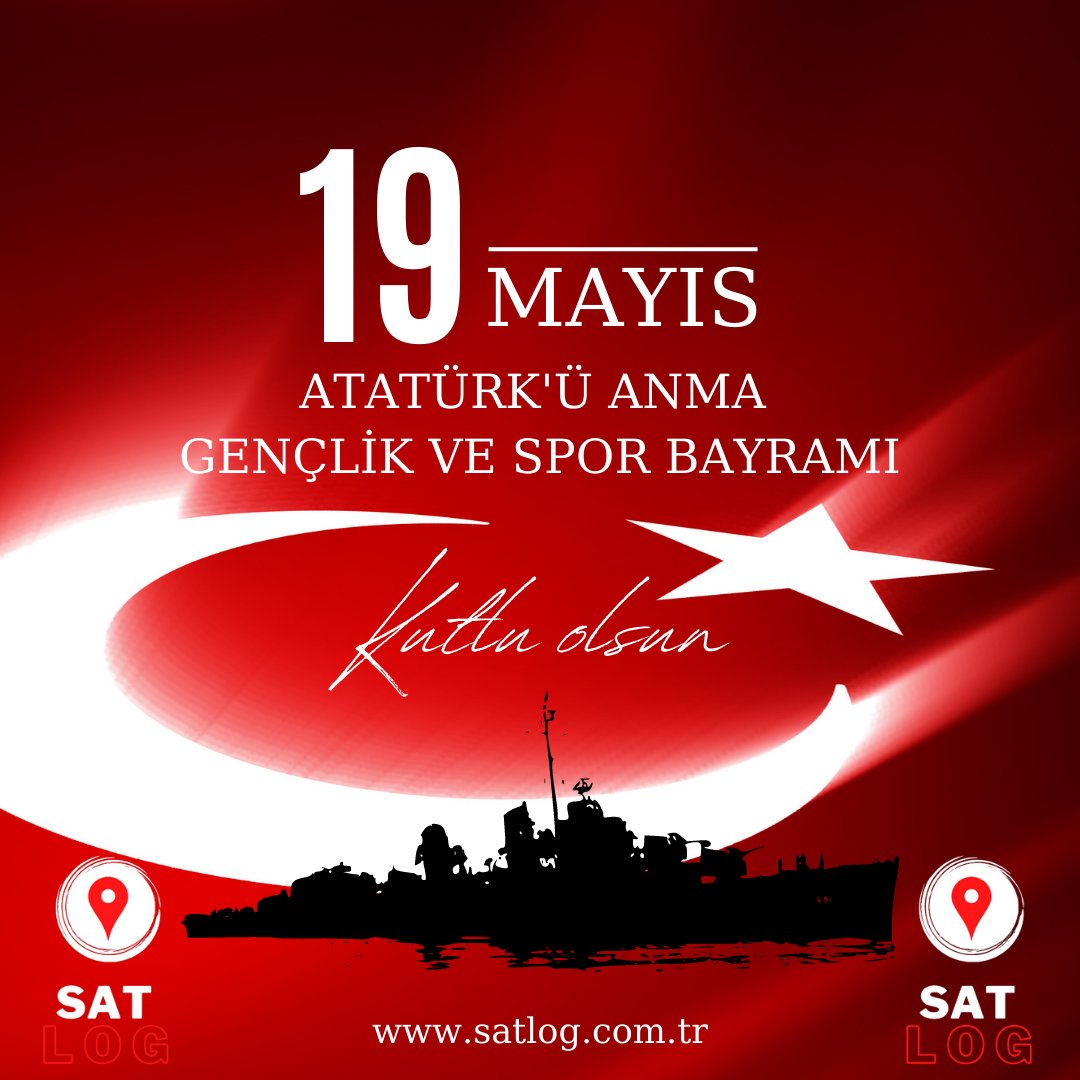 Gençlik, gelecektir. Geleceğe ışıkla ve umutla bakan herkesin 19 Mayıs Atatürk’ü Anma, Gençlik ve Spor Bayramı kutlu olsun.

#logistics #service #satlog