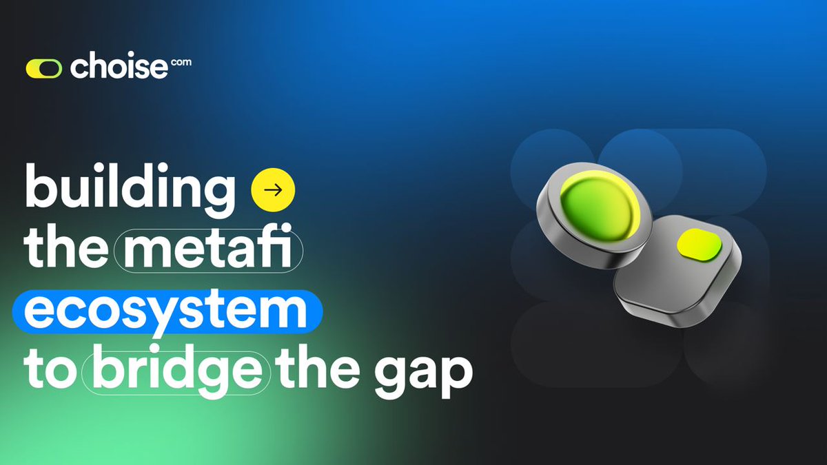 With Choise.com, CeFi users will be able to:

✅ Have Zero hassle free access to DeFi assets.
✅ Save up to 50x on transaction costs.
✅ Use High Yield DeFi instruments at a click of a button.
✅ Have Exposure to DeFi-only class of assets

This is the power of MetaFi