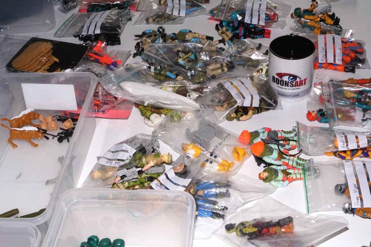 boonsart_com's tweet photo. Heads up: we have just finished sorting and taking pics of all 1989 G.I. Joe figures… We'll post again when they are ready to go online 😉
#newstock #gijoe #boonsartshop #vintagetoysandcollectibles https://t.co/ayy2SgP0RI