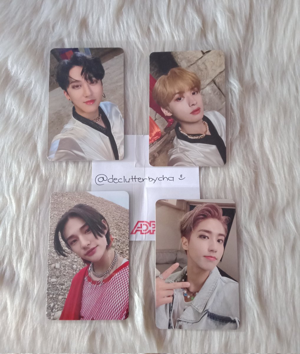 declutterbycha's tweet image. WTS/LFB Stray Kids No Easy Photocard

150php each + LSF
+20php if with toploader

RFS: Duplicate collection and downsizing
MOD: GGX, &amp;amp; SDD
MOP: Gcash