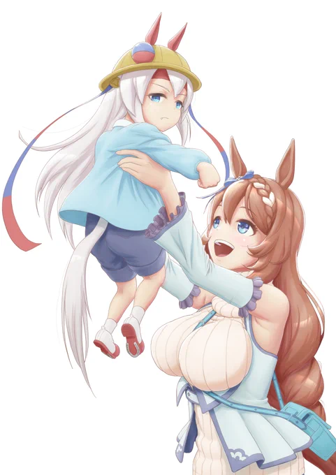 スーパークリークとタマモクロス😒

#ウマ娘 