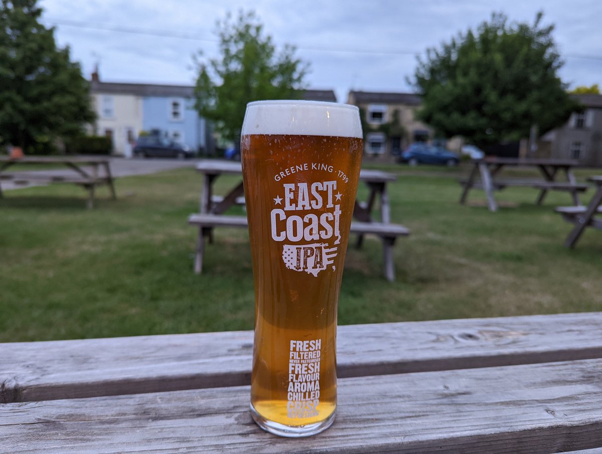 Cheeky pint in Wicken last night. 🤫