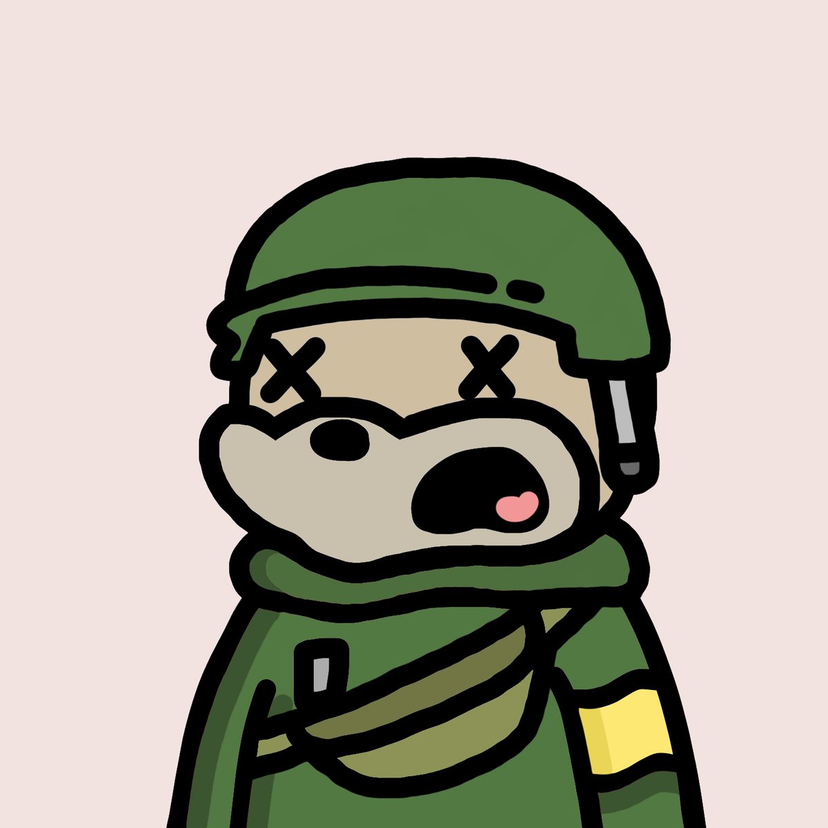 🪖💚
#NFTCommunity #NFT #nftart #Ethereum #ETH #UkraineWar #Ukraine️