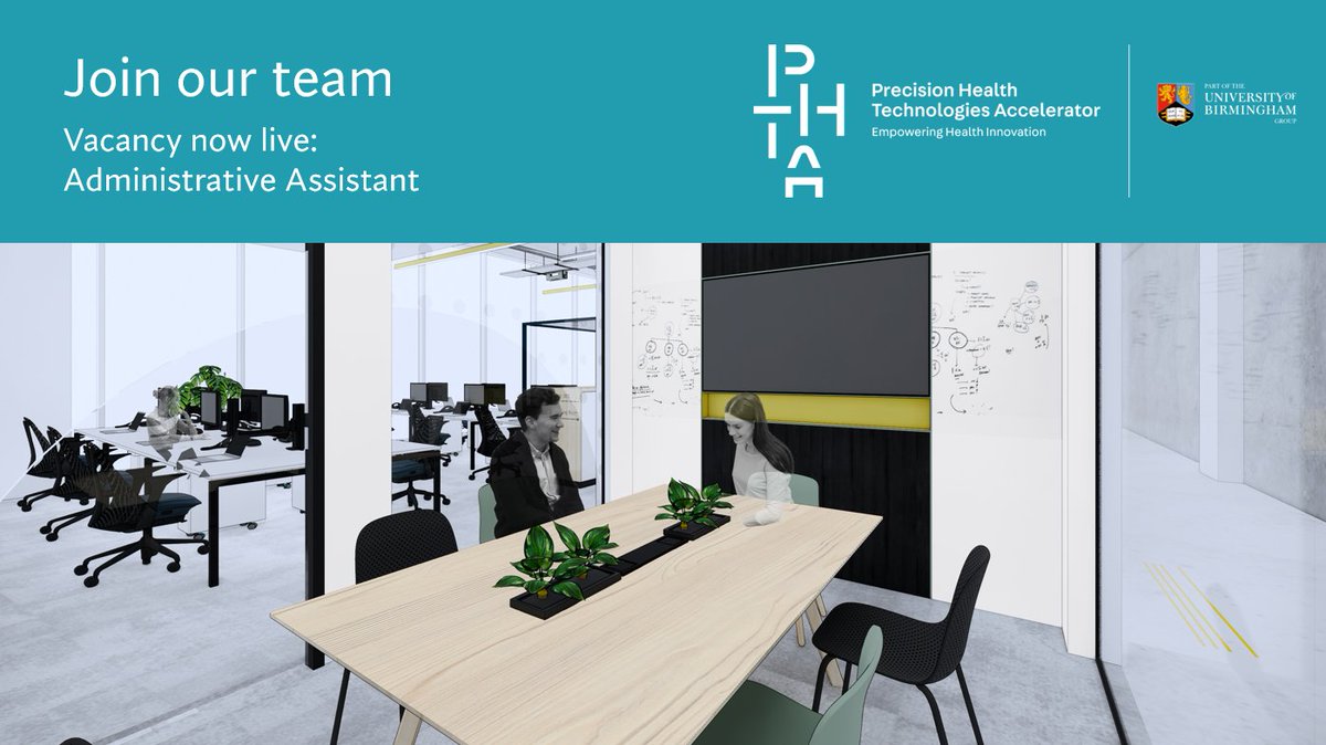 We're hiring! We have an opportunity for a proactive administrative assistant to join our friendly and agile team. It's an exciting time to be part of PHTA as we move towards our opening date - check out the job summary and person spec 👉phta.co.uk/careers/
@JCPinBirmingham