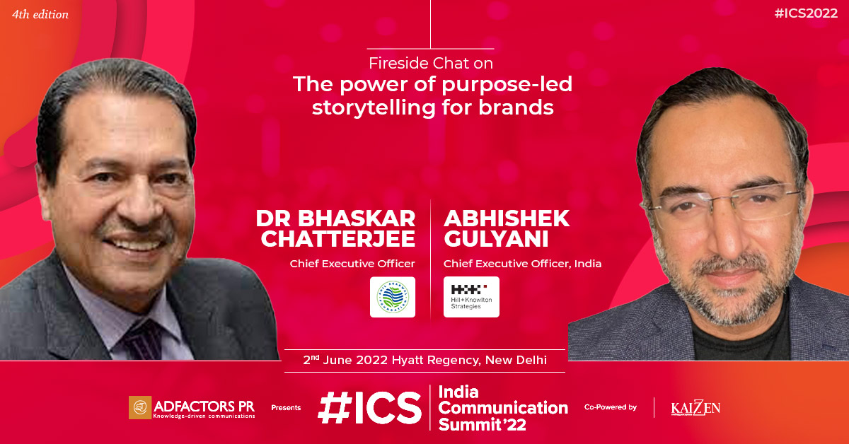 ETBrandEquity's tweet photo. Stories that reflect the purpose of brands helps them in building communities & meet their global challenges.
Join #BhaskarChatterjee & @AbhishekGulyani as they discuss "The power of purpose-led storytelling for brands".
Are you ready for #ICS2022? https://t.co/bEOhLHPfCB https://t.co/hyUb9HdIf9