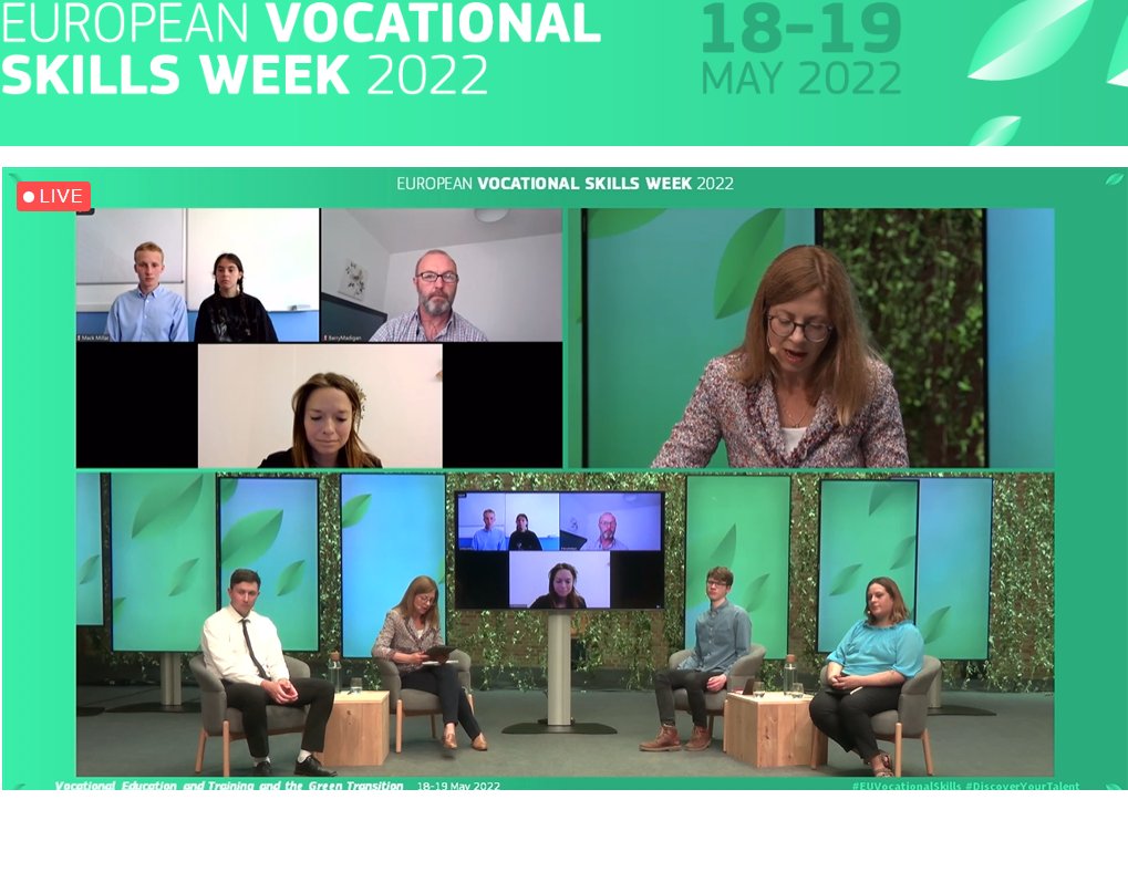 DonBosco_DBI's tweet photo. The voice of the younger generation
at #EVSW2022 #EUVocationalExcellence #EUVocationalSkills #UpSkillEU https://t.co/z6SuohMHpx
