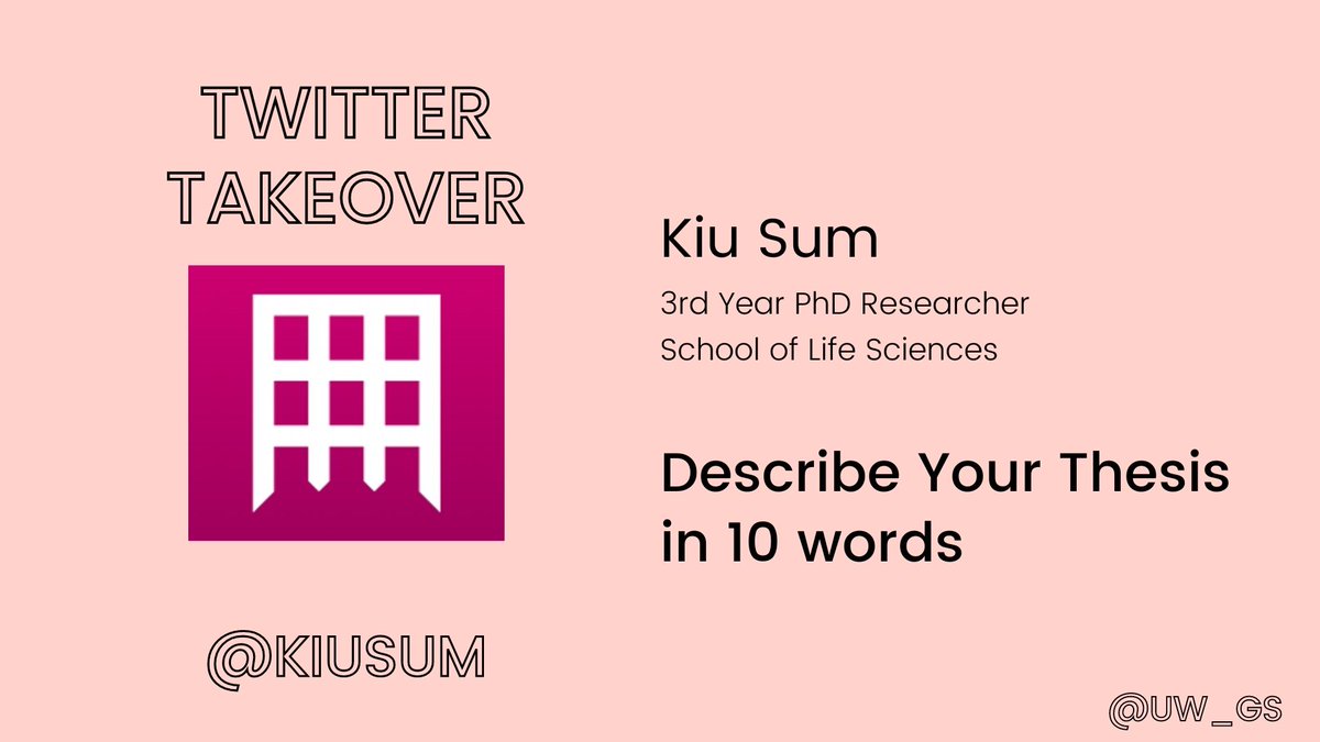 UoW_GradSchool's tweet photo. #TwitterTakeover
"How can we help doctors to be healthier so that they can look after us when we need them?"
- Kiu Sum, 3rd Year PhD Researcher, School of Life Sciences @LifeSciWestmin
#PhDShowcase #UoWGradFest22
@KiuSum https://t.co/cjHVmCMnj4