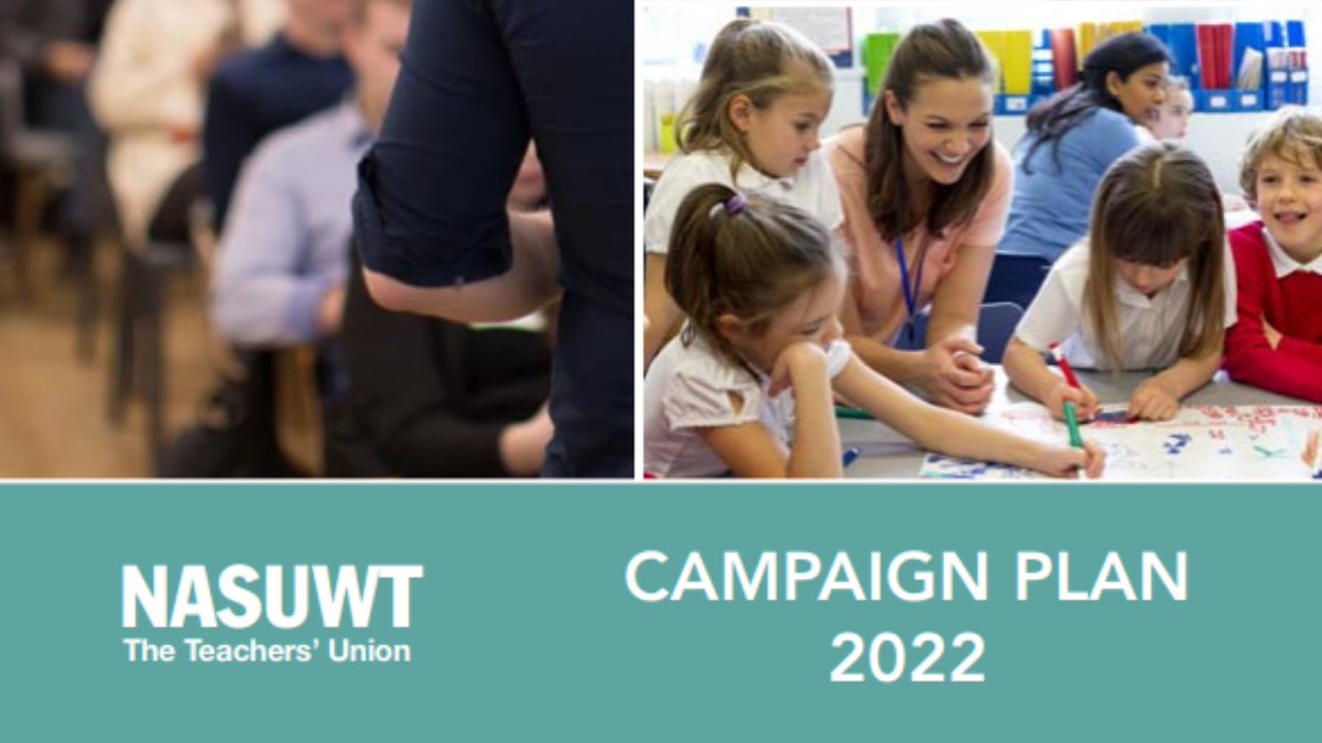 NASUWTEastMids's tweet photo. https://t.co/bumn7B4m0n
The events of the last two years have undoubtedly turbocharged the pressures on our members, but we are ready and determined to take action to put teachers first.
#NASUWT #teacher #teachers #teaching #school #schools #education #campaign #CampaignPlan https://t.co/rTwOErTjkD