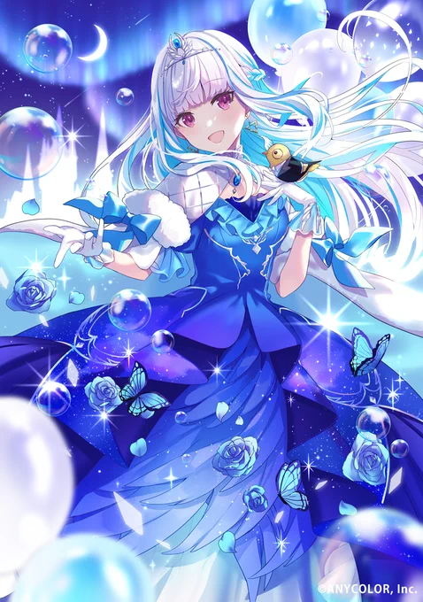 にじさんじ所属のリゼ・ヘルエスタさん(@Lize_Helesta)のお誕生日グッズのイラストを描かせて頂きました!大変光栄です…!よろしくお願い致します!👑✨ 