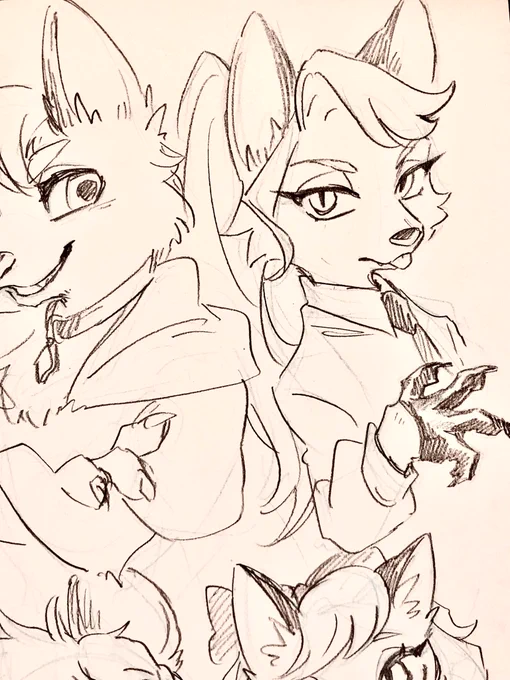 ケモ描きたい発作 #oc 