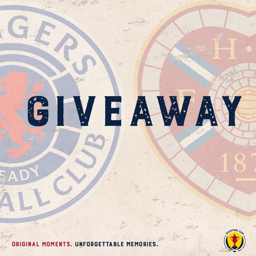 Scottish Gas Scottish Cup (@scottishcup) on Twitter photo 🎟️ GIVEAWAY 🎟️
We have two tickets to give away for Saturday's Scottish Cup Final between Rangers and Heart of Midlothian.
To enter:
➕ Follow <a href="/ScottishCup/">Scottish Gas Scottish Cup</a>
🔄 Retweet this post
👇 Tell us which end you want tickets for by replying with Rangers or Hearts
#ScottishCupFinal 🎟️ GIVEAWAY 🎟️
We have two tickets to give away for Saturday's Scottish Cup Final between Rangers and Heart of Midlothian.
To enter:
➕ Follow <a href="/ScottishCup/">Scottish Gas Scottish Cup</a>
🔄 Retweet this post
👇 Tell us which end you want tickets for by replying with Rangers or Hearts
#ScottishCupFinal