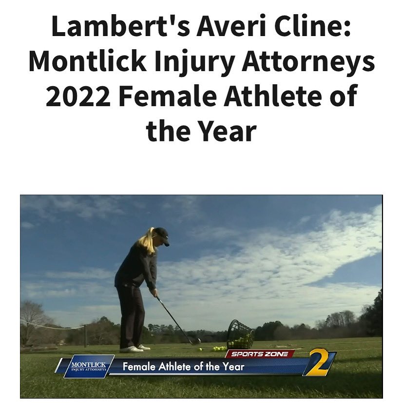 It’s Official…Averi Cline is the WSB-TV Female Athlete of the Year! Check out the link to see the Award Presentation. wsbtv.com/sports/high-sc…