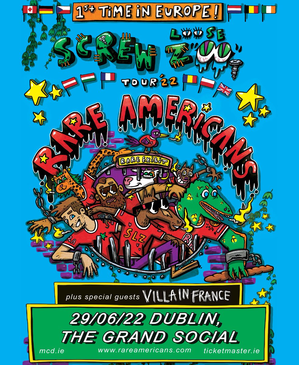 Ticketmaster Ireland (@ticketmasterire) on Twitter photo 𝗦𝗛𝗢𝗪 𝗨𝗣𝗗𝗔𝗧𝗘 - <a href="/VillaInFrance/">Villa in France</a> are now set to open the show for <a href="/RareAmericans/">Rare Americans</a> at <a href="/TGSDublin/">The Grand Social</a> next month! ⚡️
🎫 Remaining tickets on sale now - bit.ly/3wtXF6M 𝗦𝗛𝗢𝗪 𝗨𝗣𝗗𝗔𝗧𝗘 - <a href="/VillaInFrance/">Villa in France</a> are now set to open the show for <a href="/RareAmericans/">Rare Americans</a> at <a href="/TGSDublin/">The Grand Social</a> next month! ⚡️
🎫 Remaining tickets on sale now - bit.ly/3wtXF6M