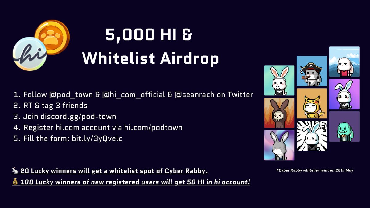 Pod Town Metaverse (🏡, 🐱, 🐰) tweet media