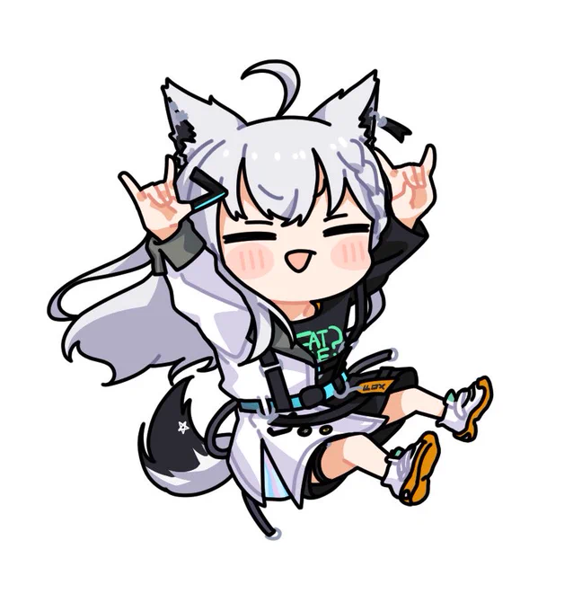 ひゃっほいフブちゃん
#絵フブキ 