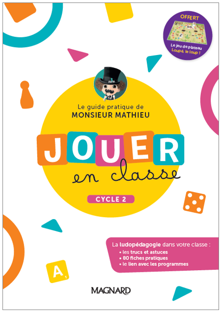 FlorenceMDC's tweet photo. #Nouveauté2022 J'ai eu la chance d'éditer "Jouer en classe, le guide pratique de Monsieur Mathieu" ! Ouvrage de #ludopédagogie, à découvrir chez @Magnard_Edu avec le jeu offert "Loupé, le loup !" 🎲♟️🐺https://t.co/Ues9FHsaG9 https://t.co/JjKAJvvfrE