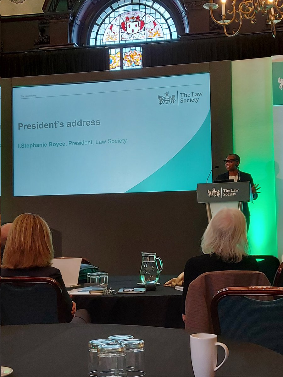 Having admired <a href="/TheLawSociety/">The Law Society</a> president Stephanie Boyce from afar  its a privilege to hear her address IRL to the Law Management Section Annual Conference 2022 delegates this morning, highlighting interesting issues for the profession on the horizon #LMSConf2022