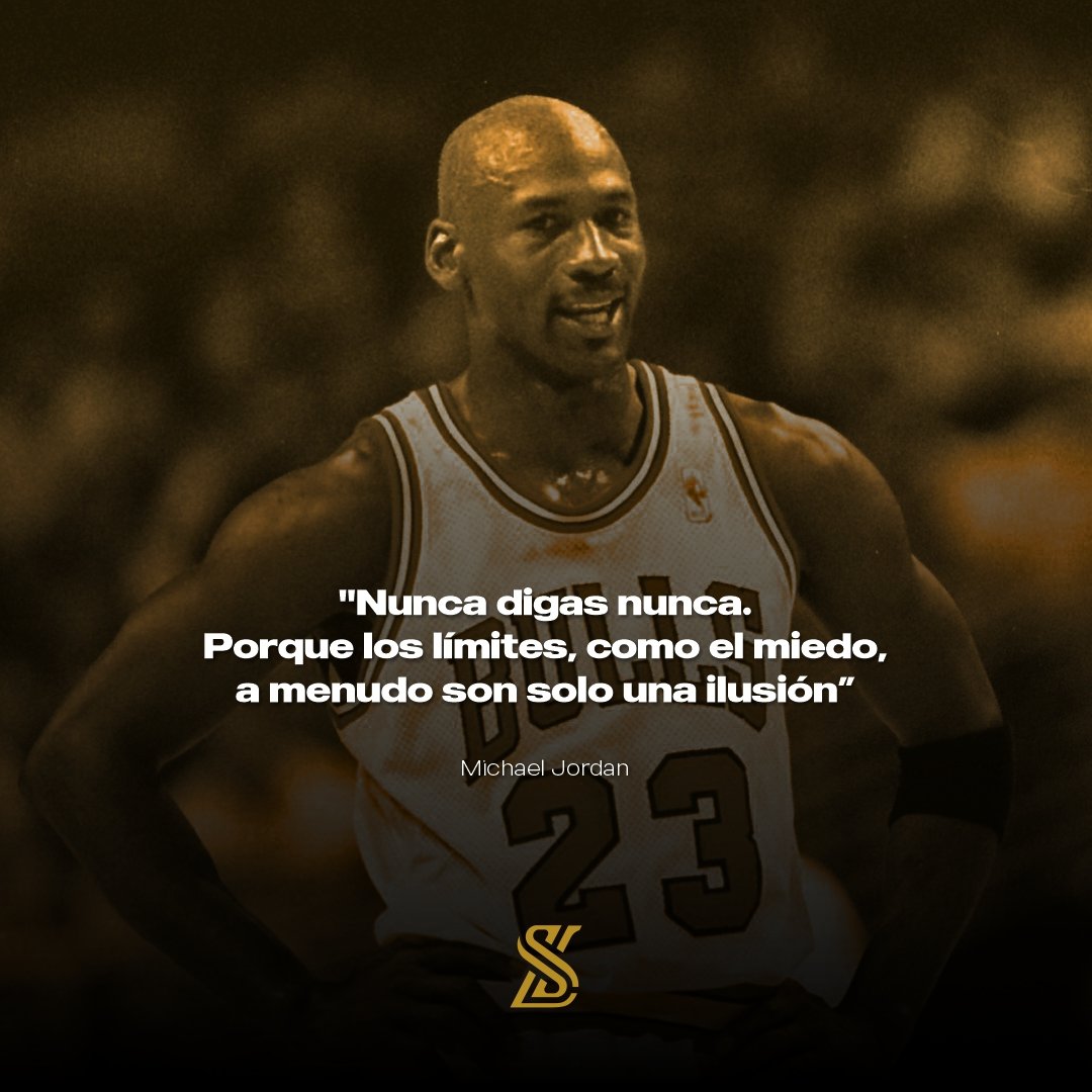 BeShoelace's tweet photo. 𝐋𝐀 𝐅𝐑𝐀𝐒𝐄

¿No podía faltar un clásico del deporte, no?

¡Todo un mito! 🏀💪

💬 "Never say never..." 

#BeShoelace #Valores #Deporte https://t.co/eAQGUdLAke