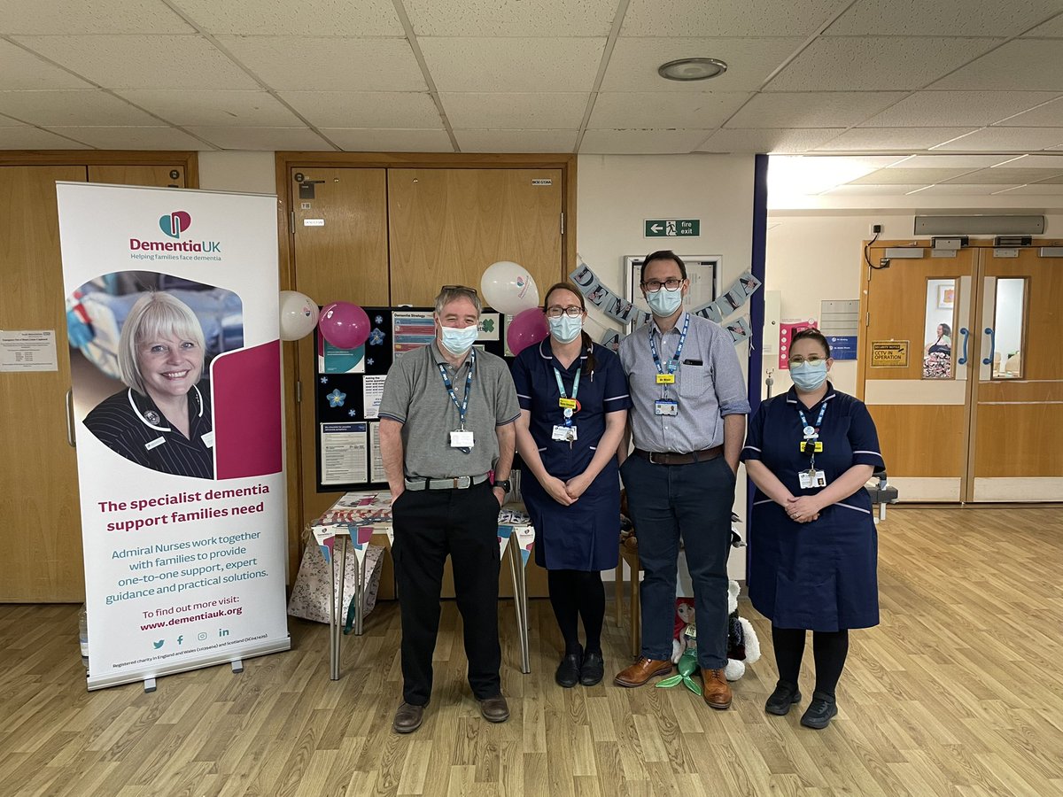 Photo opportunity. We thank Dr John Blair Clinical Director for supporting <a href="/NursesAdmiral/">AdmiralNurses@SWFT</a> <a href="/nhsswft/">@nhsswft</a> <a href="/CWPT_NHS/">Coventry and Warwickshire Partnership NHS Trust</a> <a href="/WyeValleyNHS/">Wye Valley NHS Trust</a> <a href="/GEHNHSnews/">George Eliot Hospital NHS Trust</a> <a href="/Corporatenurses/">@SWFTSeniorNurses</a>