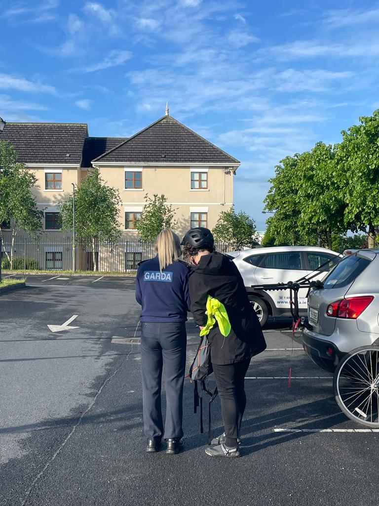 A huge thank you to <a href="/GardaTraffic/">An Garda Síochána</a>  Annie Hunt &amp; Fergus Crowe from Portlaoise Station for all their help and support on our first outing, it wouldn't have been possible without you! #BikeWeek #BikeWeekLaois #CycleBusLaois