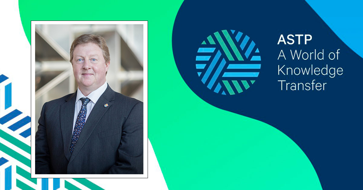 KAUSTStartups's tweet photo. Our VP of Innovation @Kevinecullen is speaking at @astp4KT on one of his favorite topics: tech transfer impact measurement. #TechTransfer #astp4KT #TTO https://t.co/DG9zZ5aNfI