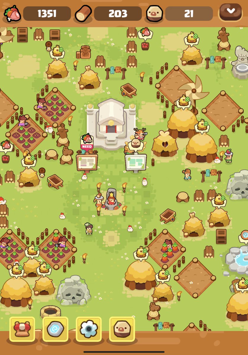 <a href="/flufyr/">🍜</a> Me is King
เกมเล่นฆ่าเวลาโง่ๆจริงๆ เพราะไม่ค่อยจะได้ทำอะไร555
เราเป็นราชา สั่งให้ประชาชนในสังกัดไปทำงาน แจกจ่ายอาหาร หรือท่อนไม้ให้ ละน้องก็จะดุ๊กๆไปทำงานตามหน้าที่ตัวเอง 
สะสมเจ็มกับอาหารเอาไว้จ้างคนไปเรื่อยๆ 
จะมีคุณตามาเป็นตัวช่วยแจกของบ้าง แต่ต้องดูads 
ภาพน่ารัก กะปุ๊กกะปิ๊ก